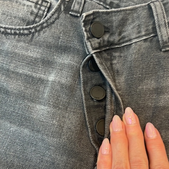 Just black denim cris cross jean - Picture 4 of 7